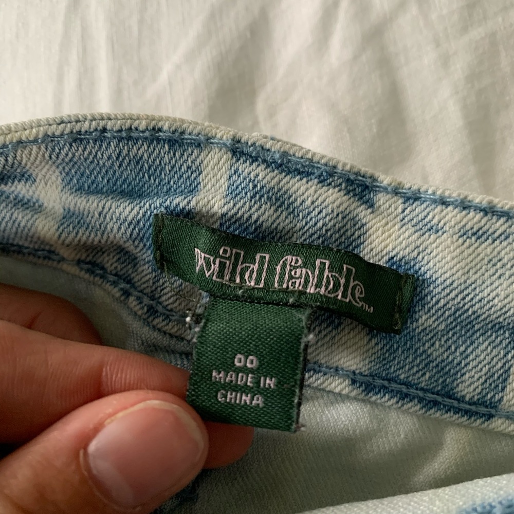 wild fable mom jeans size 00 - Picture 5 of 7